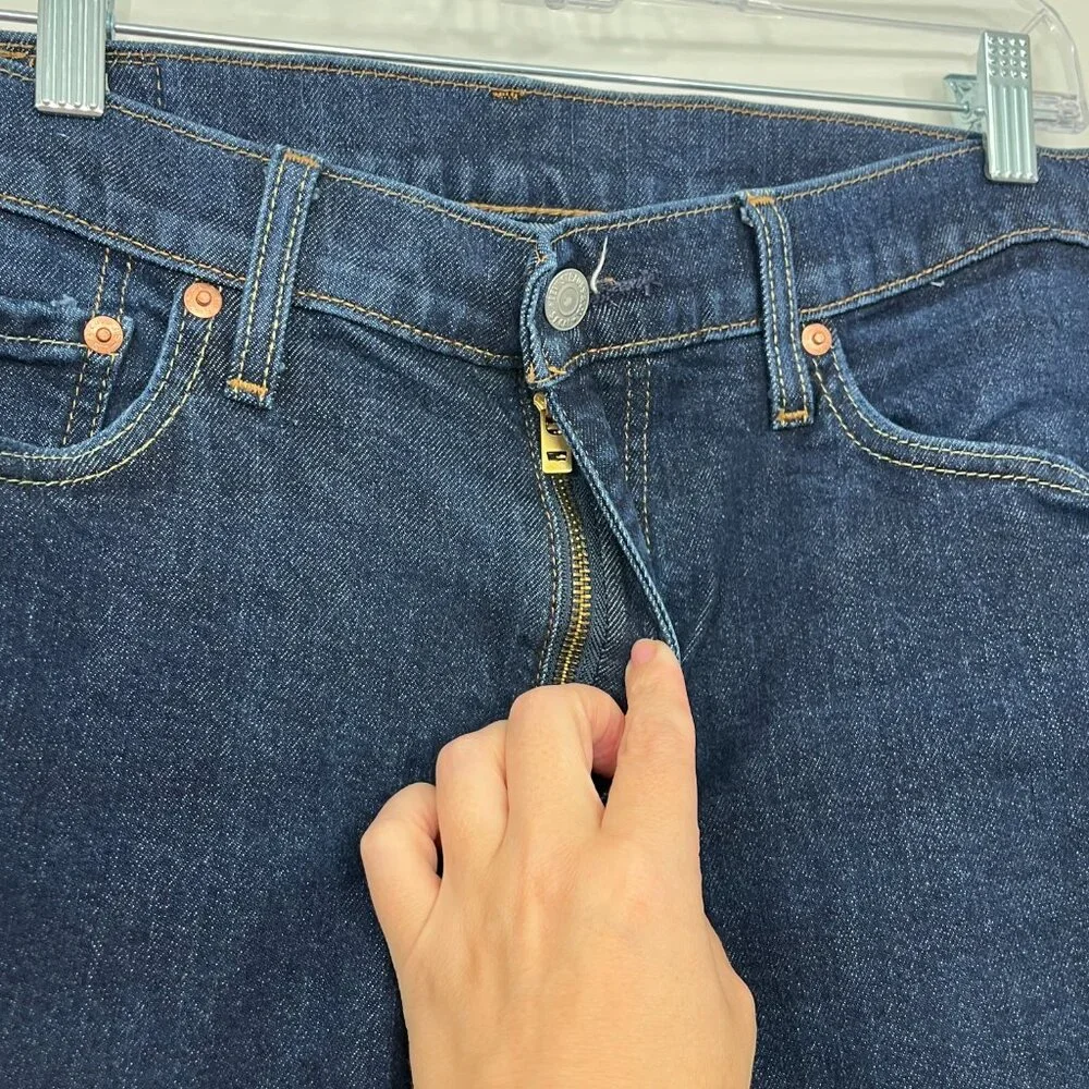 Levi's Size 33 Blue Straight Leg 501 Jeans